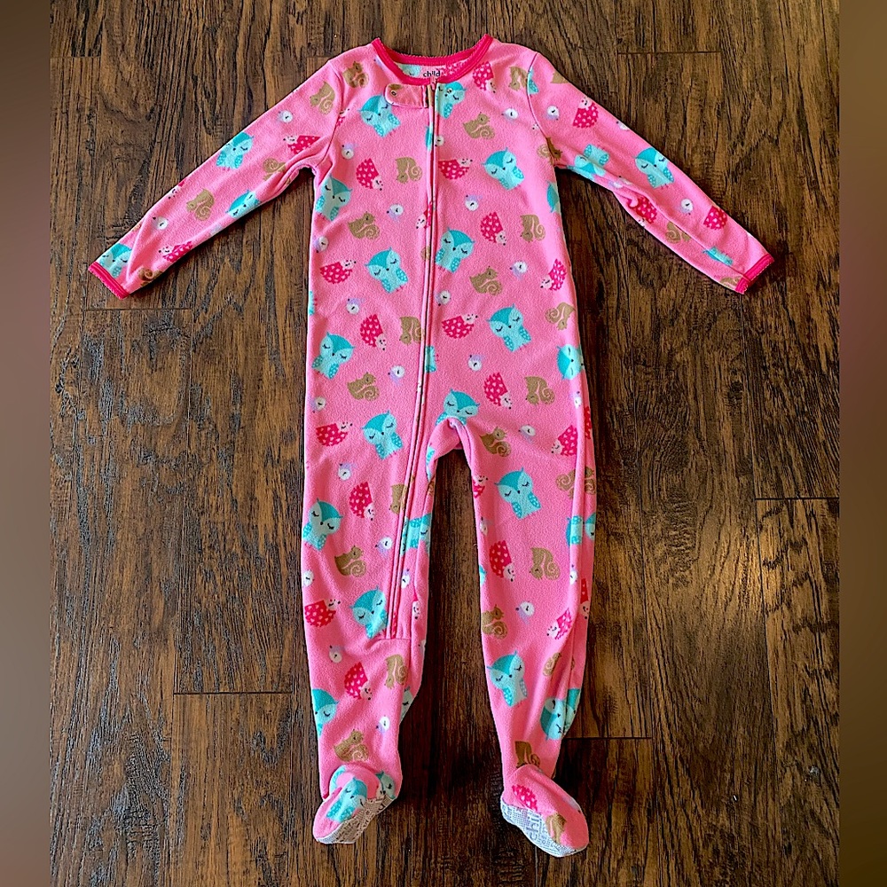 Carter’s Child of Mine, One-piece Footie Fleece Pajamas